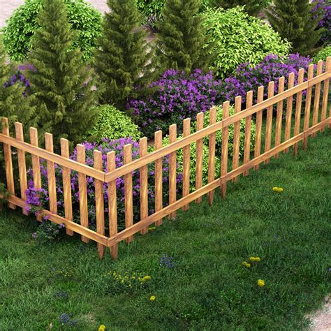 Exemples de clôtures en bois pour potager