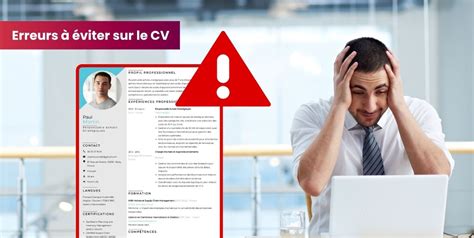 Erreurs courantes à éviter sur un CV