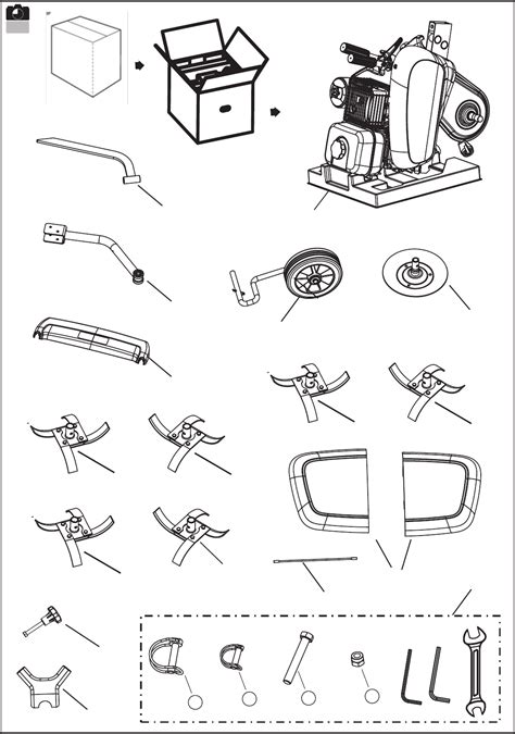 Infographie des spécifications techniques du McCulloch MFT85 210R
