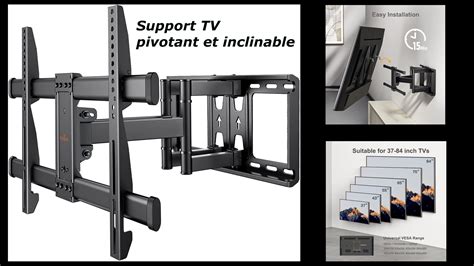 Supports muraux TV variés