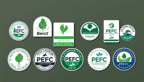 Infographie détaillant les différents labels de certification environnementale pour les emballages