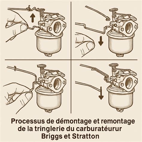 Vue éclatée d'un carburateur Briggs & Stratton