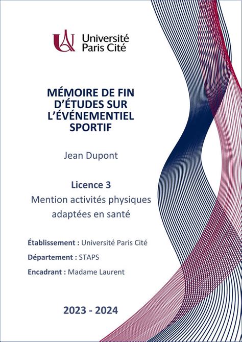 exemples d'illustrations de couverture de mémoires