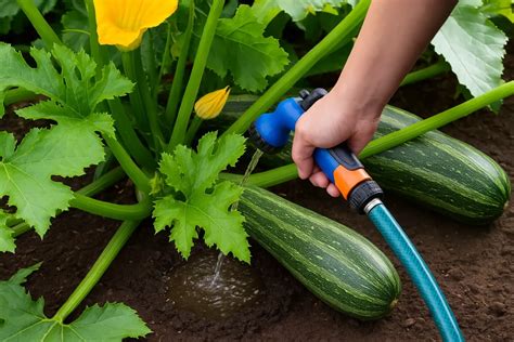 Conseils pour l'arrosage des courgettes