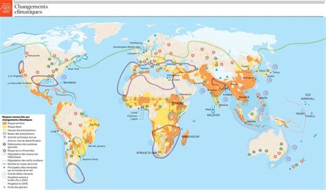 Carte du monde mettant en évidence l'Europe pour les pommes et l'Inde pour les mangues
