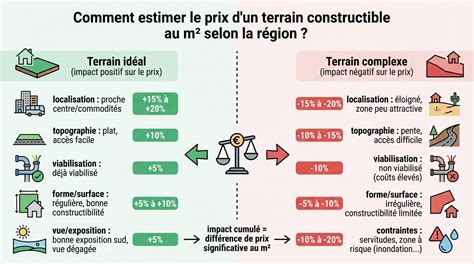 Schéma explicatif des différents zonages d'un terrain (constructible vs agricole)