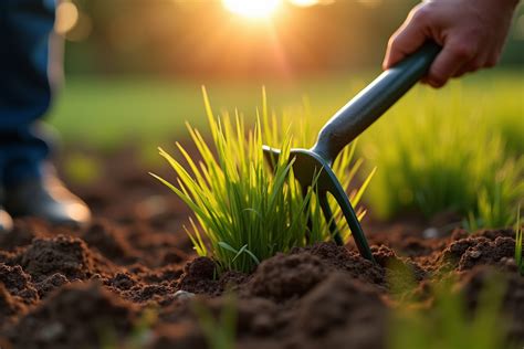 Schéma expliquant les étapes de préparation du sol pour un semis de gazon