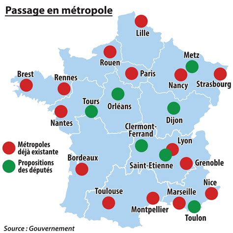 Carte de France montrant les principales agglomérations où le tutorat est développé