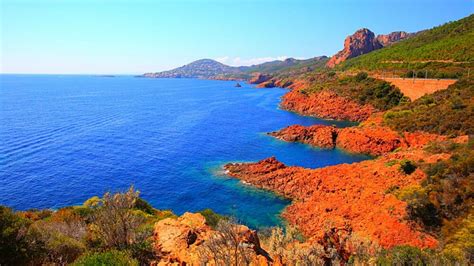 Vue panoramique sur le Massif de l'Esterel