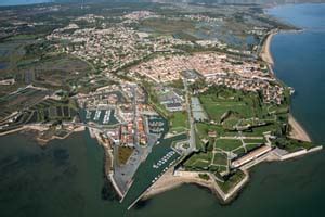Château d'Oléron vue aérienne