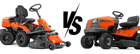 Comparaison entre rider et tracteur tondeuse
