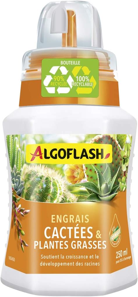 Bouteille d'engrais liquide Algoflash avec bouchon doseur