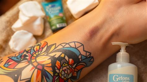 Infographie sur les conseils de soin après un tatouage