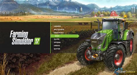 Interface de gestion des mods dans Farming Simulator 17