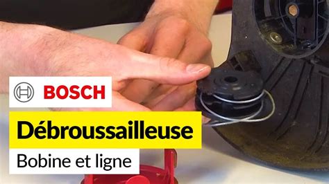 Schéma technique d'un coupe-bordures électrique avec focus sur la tête de coupe et la bobine