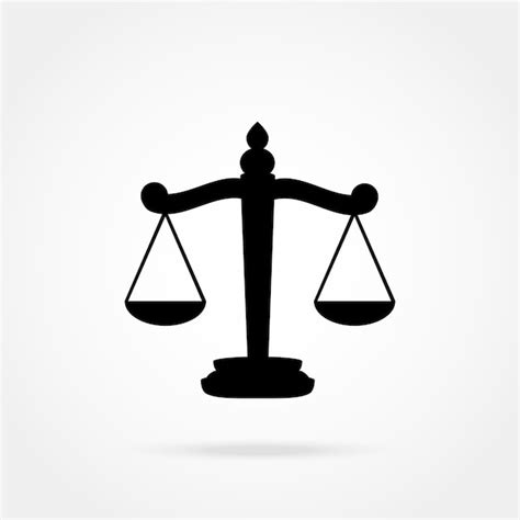 Icône de la balance de la justice