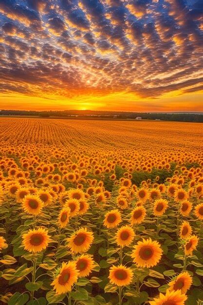 Champ de tournesols orientés vers le soleil
