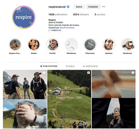 Exemple de publication Instagram pour un jardinier