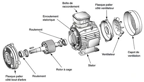 Vue éclatée d'une débroussailleuse à fléaux montrant les différents composants