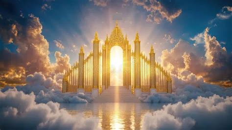 une représentation symbolique du Royaume de Dieu comme un jardin intérieur