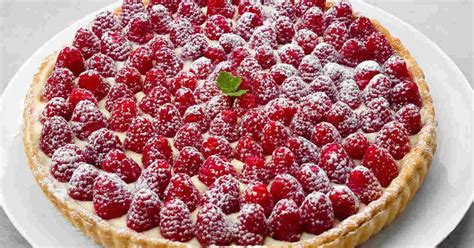 tarte à la framboise signature du chef Cédric Grolet