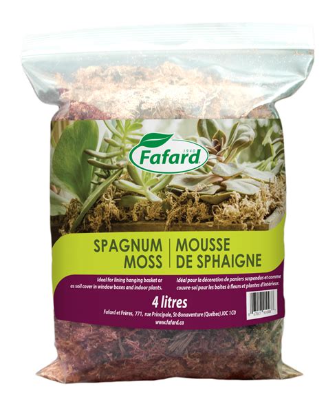 Mousse de sphaigne réhydratée prête à l'emploi