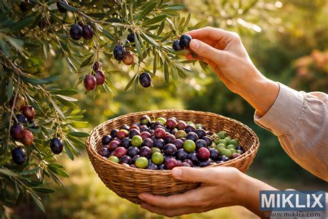 Image d'olives mûres prêtes pour la récolte
