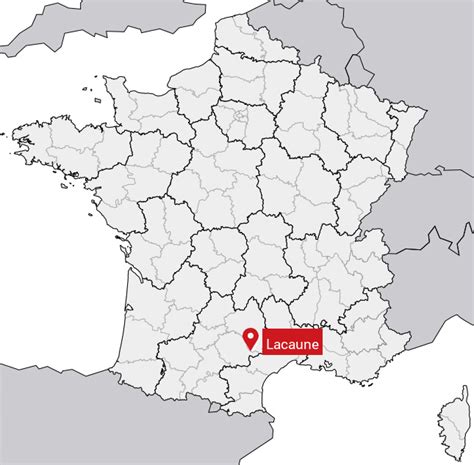 carte de localisation de Rouquette Location à Lacaune