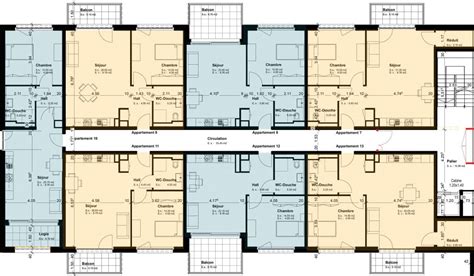 Plan des appartements de la Résidence Services Iroise Vie