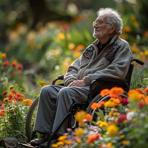 Exemple de jardin paysager adapté aux personnes âgées