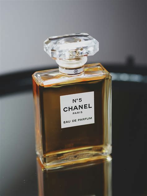 Un flacon de parfum Diptyque posé sur une surface en pierre entouré de feuilles de lierre réel
