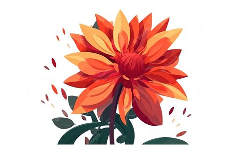 Illustration d'une fleur épanouie et luxuriante, symbolisant une floraison abondante