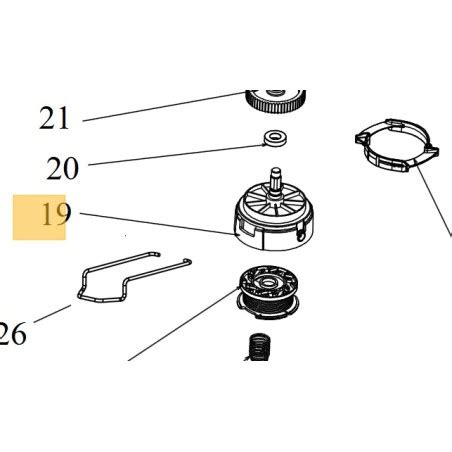 Schéma éclaté d'un coupe-bordure Black & Decker