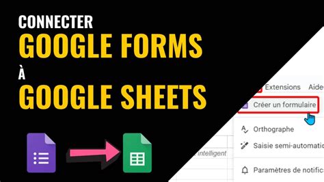 Schéma illustrant la connexion entre Google Forms et Google Sheets