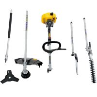 Vue d'ensemble de l'outil multifonction Stiga MT 330 avec ses différents accessoires détachés