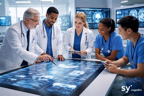 Illustration symbolique de la collaboration entre équipes médicales et patients