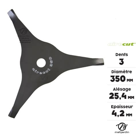 Schéma de mouvement pour le débroussaillage avec une lame 3 dents