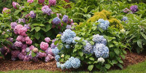 Hortensias et kiwis