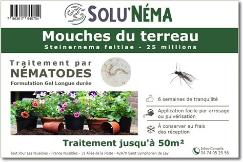 Sachet de nématodes pour traitement biologique
