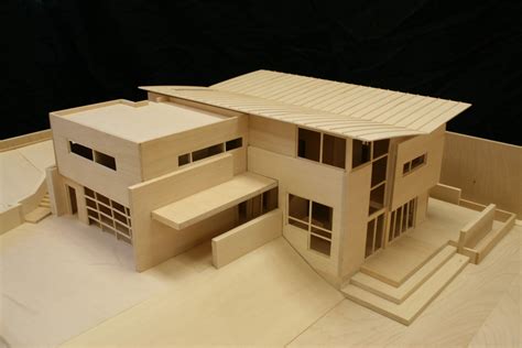 Maquette de maison en construction