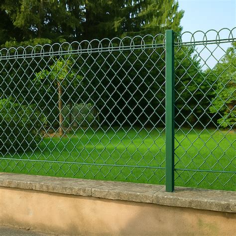 Grillage bordure parisienne avec poteaux