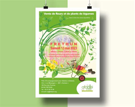 Présentation des plants prêts pour la vente annuelle à Millançay