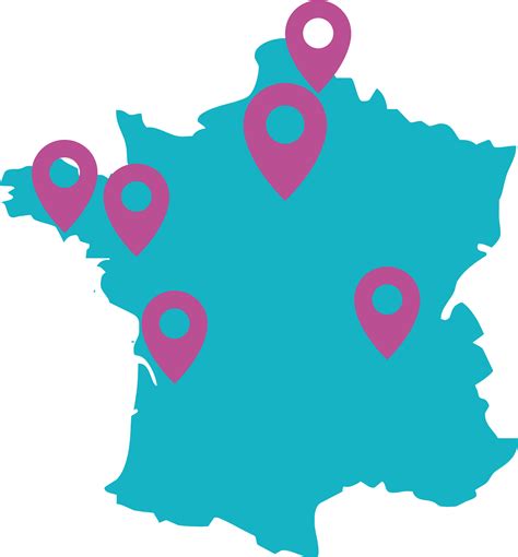 Carte des implantations potentielles de 3Wayste