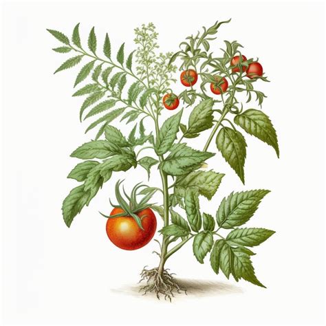Illustration d'un plant de tomate vigoureux traité au purin d'ortie
