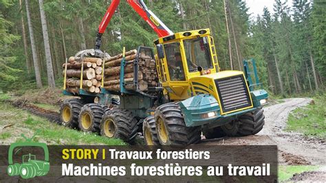 Photo d'un entrepreneur forestier en action avec son matériel