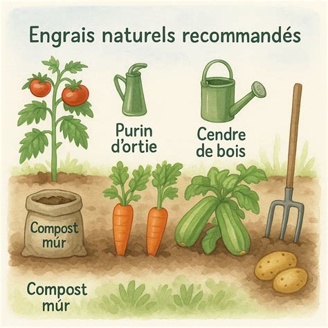 Exemples d'engrais naturels