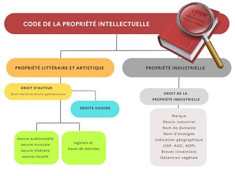 Infographie sur les critères de dépôt d'une marque selon le code de la propriété intellectuelle