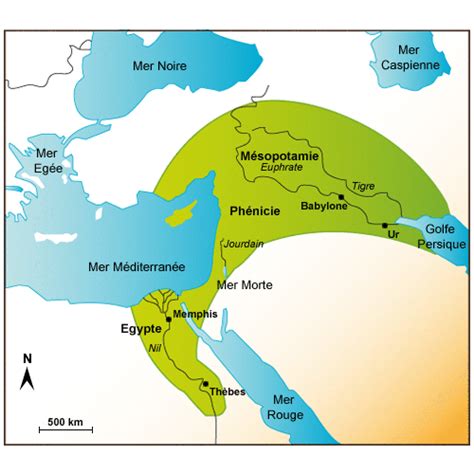 Carte du Croissant fertile