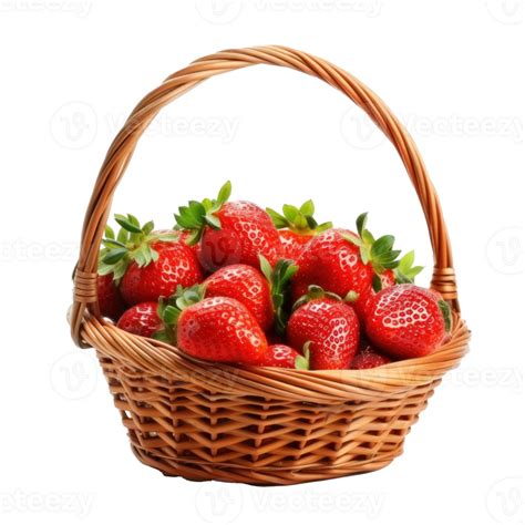 illustration de fraises dans un panier