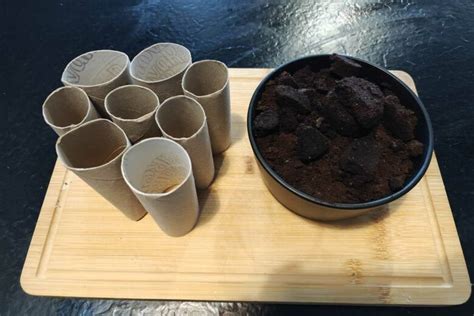 bûches de marc de café faites maison
